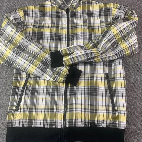 Travis Mathew Mens Full Zip Reversible Golf Bomber Jacket Size M Multicolor - Picture 7 of 10